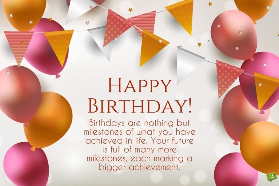 Milestone Birthday Wishes in UK
