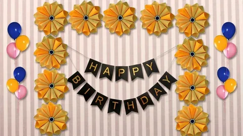 Happy Birthday Video Decorations home