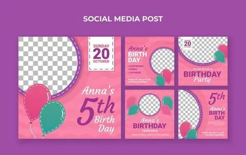 Social Media Birthday Posts